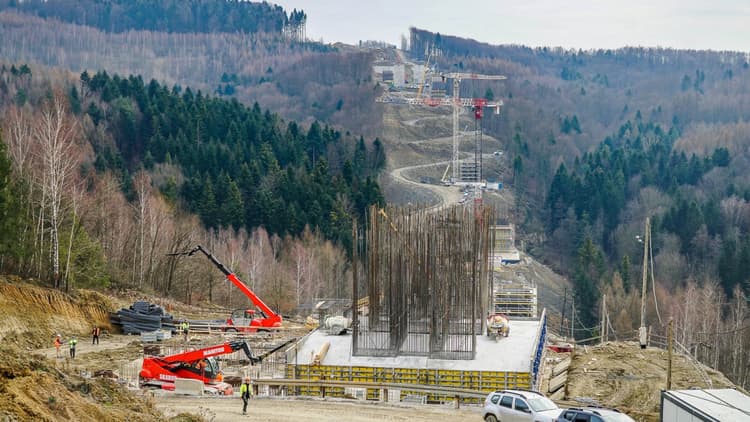 najwyższa estakada w polsce es-26 s19