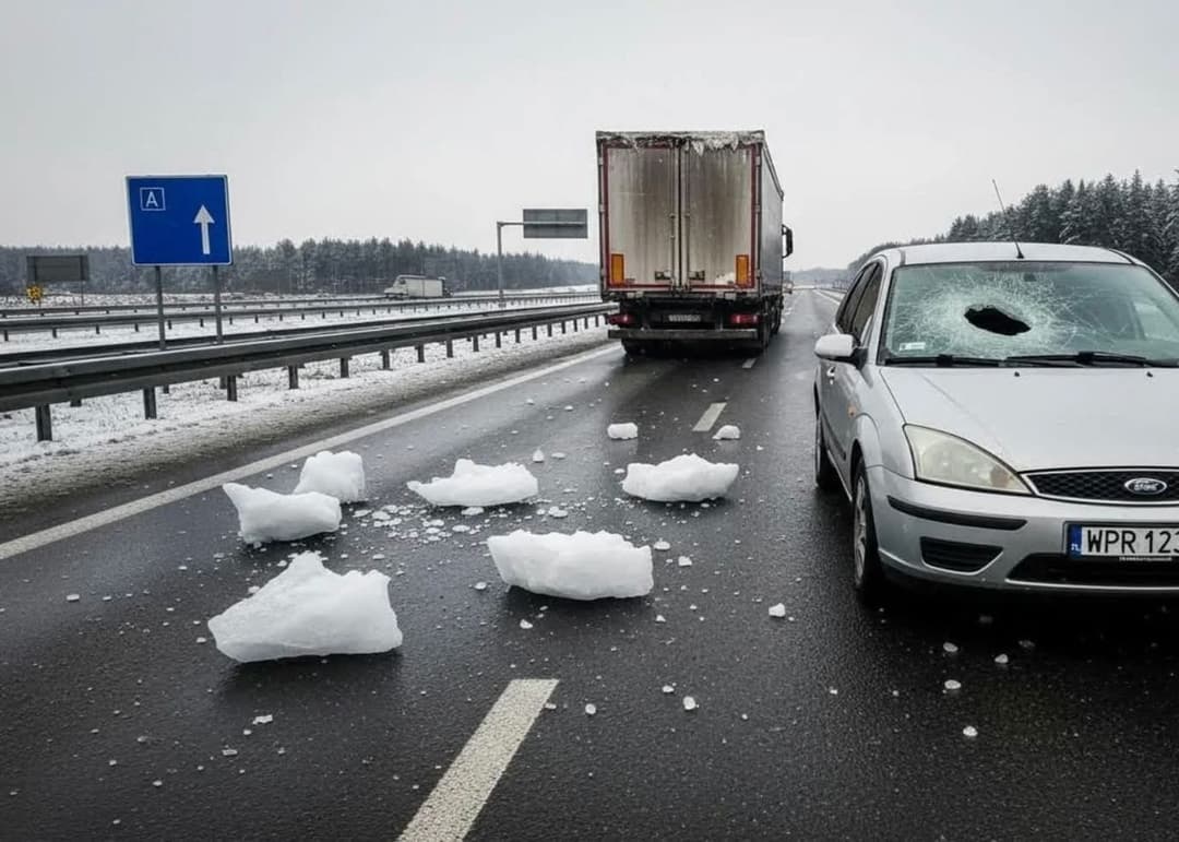 lod z ciezarowek policja