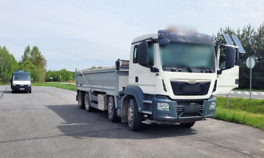 Wyluzowany kierowca z Ukrainy zatrzymany przez ITD