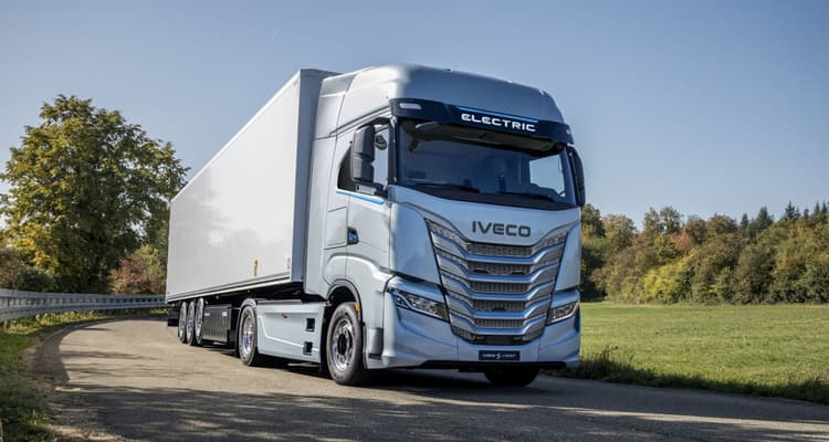 ciężarówka elektryczna iveco s-eway