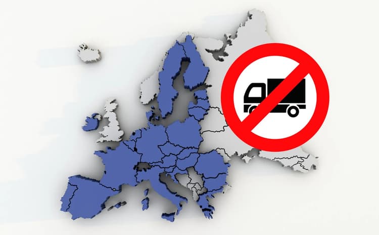 zakaz ruchu ciężarówek w europie 29 maja