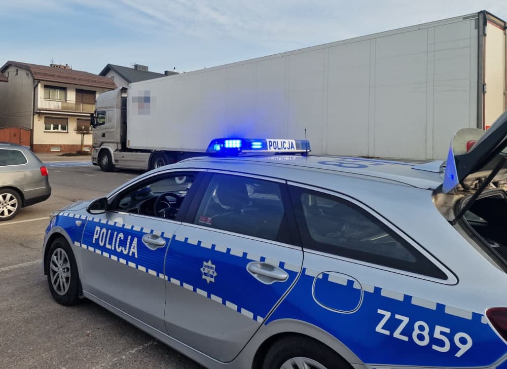 Pijany kierowca ciężarówki a4 dk50 litwin białorusin