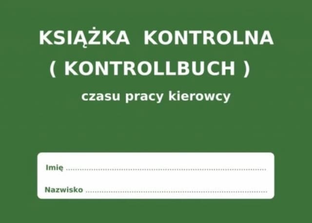 Jaka wypełnić kontrollbuch