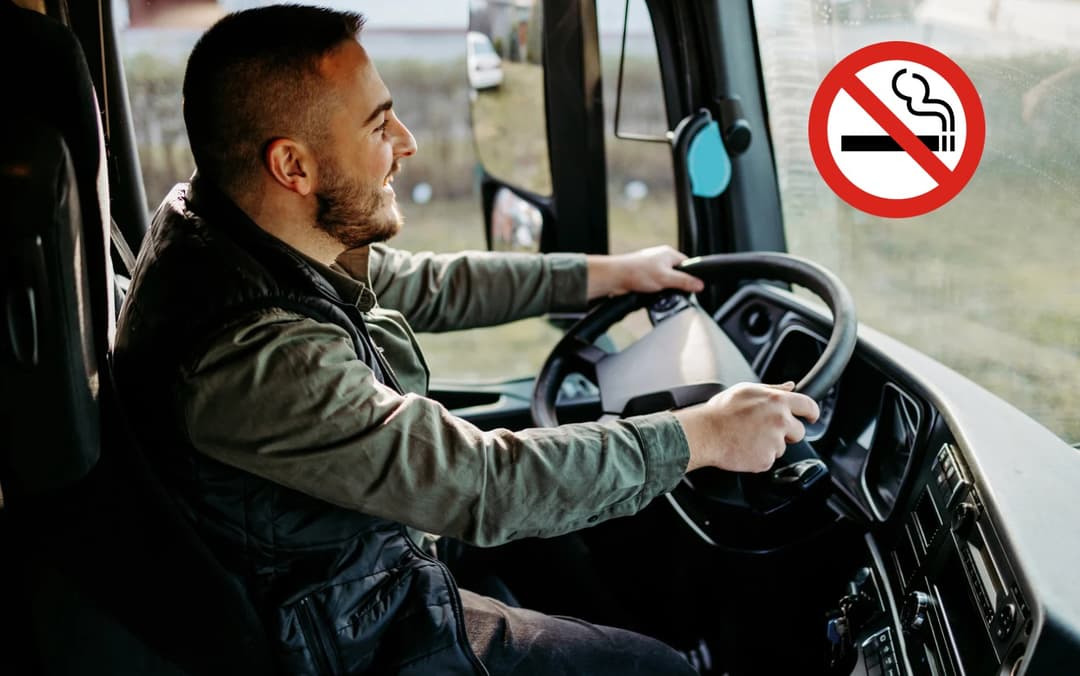 zakaz palenia w ciężarówkach hiszpania