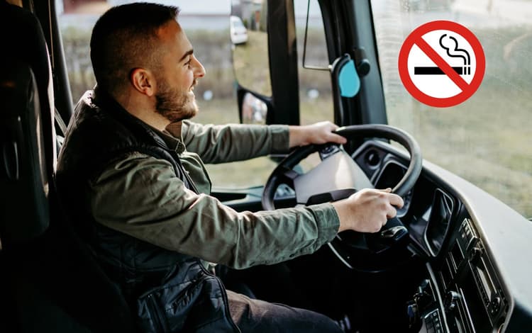 zakaz palenia w ciężarówkach hiszpania