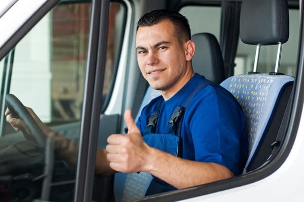 Dowożenie kierowcy busem pracowniczym