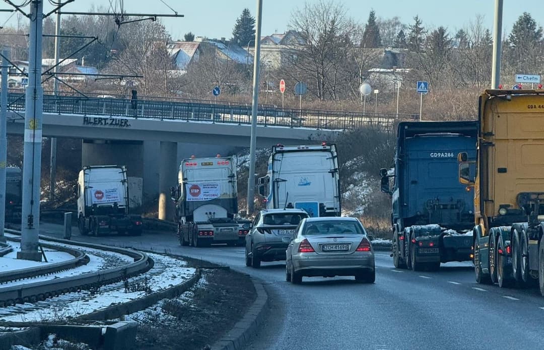 protest przewozników